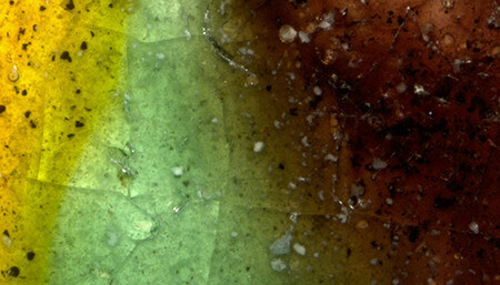 Mikroskopie einer Keramikscherbe